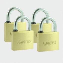 Veto P40KA Brass Padlock Keyed Alike 40mm