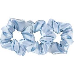 Cloud & Glow Spring Collection Silk Scrunchies 4 Sky Blue