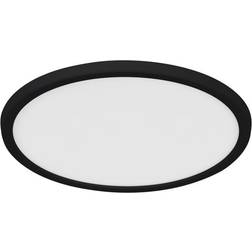 Nordlux Oja 29 Plafond Black Ceiling Flush Light 29.4cm