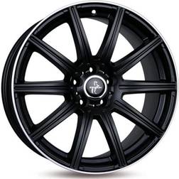 Keskin KT168018511230MBLP Fälg Rims Svart Polerad Kant