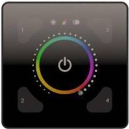 Helvar Illustris Panel Full Colour Sort, Hvid