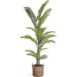 Evergreen Kunstig Palm Phoenix Areca Tree Plant Dekorationsfigur