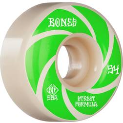 Bones Wheels Skateboard Hjul Patterns STF 99A 54mm White V1 Standard 4-pak Green 54mm Unisex Adult, Kids, Newborn, Toddler, Infant