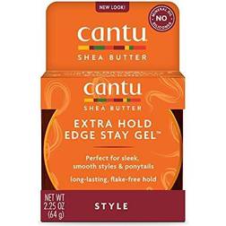 Cantu Extra Hold Edge Stay Gel with Shea Butter, 2.25