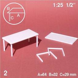 Hermoli borde 2 stk. 1:25