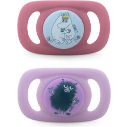 Esska Chilla Sutter Silikone 2-pak, Moomin & Stinky