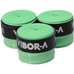 Vibor-A Pack 3 Overgrips Con Micro-fori Verde Fluor