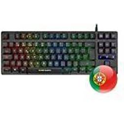 Mars Gaming MKTKL USB QWERTY Portugués Negro