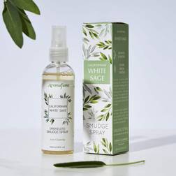 White Sage (California) Smudge Spray & Natural Mist by Aromafume 100 ml 3.3oz Made with Salvia Apiana White Sage Extracts Ideal for positivity, and cleansing Non alcoholic, non-toxic & vegan