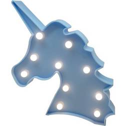 Klippex Enhörning LED - Blå Natlampe