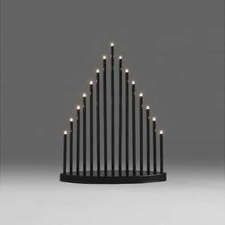 Konstsmide 2495-710TR Black Adventsljusstake 30cm