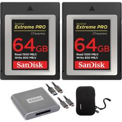 SanDisk Extreme ProÂ CFexpressÂ Card Type B 64GB SDCFE-064G-ANCIN