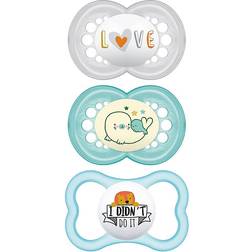 Mam Variety Pack Pacifier 6 months Girl 3 Pack