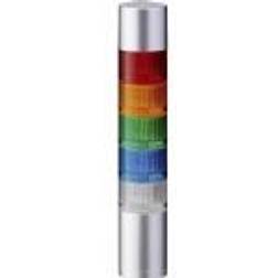 Patlite Signal Column LR6-502WJBU-RYGBC LED 5-färgad, röd, gul, grön, blå, vit 1 st