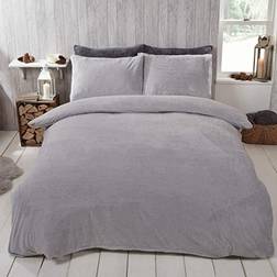 Brentfords Teddy Duvet Cover Black, Yellow, Pink, Blue, Grey, Beige (246.4x221cm)