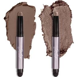 Julep Crème to Powder Eyeshadow Stick 101 Duo in Taupe Shimmer and Stone