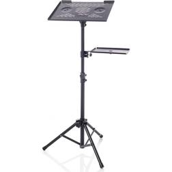 Bespeco LPS100 Adjustable Laptop or Projector Stand with Side Shelf