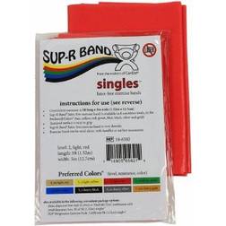 Sup-R Band Latex Free Exercise Band- 5 foot Singles, light Quill