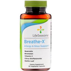 LifeSeasons, Breathe-X, Allergy & Sinus Support, 90