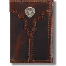 Ariat Center ridge trifold wallet Brown