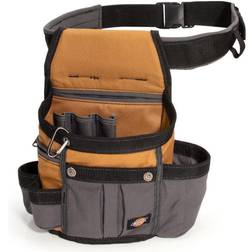 Dickies 8-Pocket Utility Pouch Construction Tool Holder, Tan, Tan;Gray