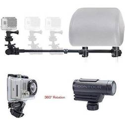 ChargerCity Dual Post Telescopic Headrest Mount All GoPro Hero Session x