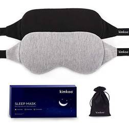 Kimkoo Cotton Sleep Mask-Sleeping Mask Blocking Out Light Perfectly Soft Comfortable Night Eye Mask