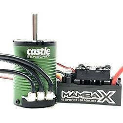 Minicars Castle Creations Mamba X SCT ESC Combo med 1410-3800KV 5mm Sensormotor, Castle Creations