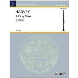 Schott 4 Easy Trios For 3 Clarinets Series Composed By Paul Harvey