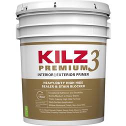 KILZ Premium Water-Based Stain Blocking Primer 5 gal White