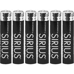 Sirius DecoPower AAA 6-pack