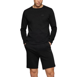 HUGO BOSS Salbo Curved Sweatshirt - Black