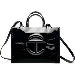 Telfar Medium Shopping Bag - Black Patent