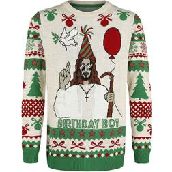 Ugly Christmas Sweater Birthday Boy Christmas Jumper - Multicolour