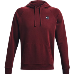 Under Armour Men's Rival Fleece Hoodie - Chestnut Red/Onyx White