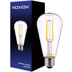 Noxion Lucent LED E27 Pære filament klar 4W 470lm 827 ekstra varm hvid erstatter 40W