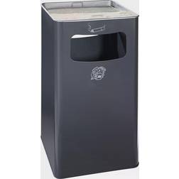 Var Combination ashtray, capacity 96 l, WxHxD 430 steel, charcoal