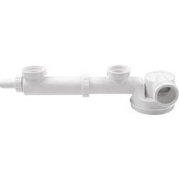 Wirquin Double Cuisine Évier Siphon Vidange 1 1/2' x 40mm Entrée Lave-Vaisselle
