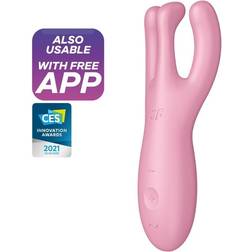 210th SATISFYER THREESOME 4 VIBRATOR PINK