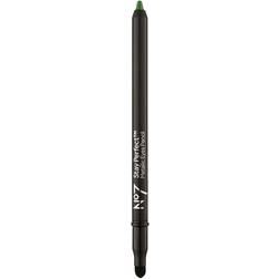 No7 stay perfect metallic eye pencil Blackest