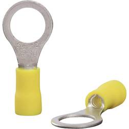 Quadrios 22C460 Ring terminal Cross section (max.=6.0 mm² Hole Ø=10.5 mm Partially insulated Yellow 1 Set