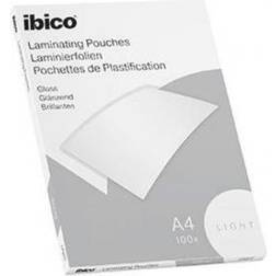 Ibico Basics A4 Gloss Laminating Pouches Light