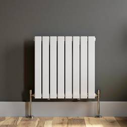 Duratherm Modern Horizontal 600 600mm Radiator Heater Single Panel Column White
