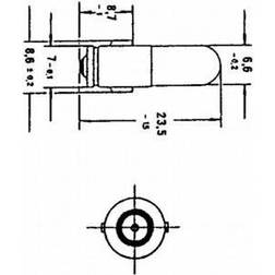 Glødelampe 60v 0,02 A Ba7s 7x23 Mm