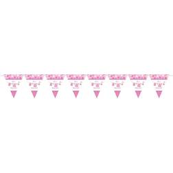 Amscan Vimpel banner 24 flag Baby girl