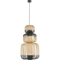 Forestier Bamboo Suspension Totem 3 Pendant Lamp