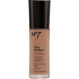 No7 Stay Perfect Foundation SPF15 #25 Walnut