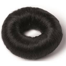 Synthetic Hair Bun Small Black 73mm