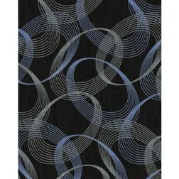 EDEM 85034BR36 Graphic wallpaper metallic highlights anthracite 5.33 m2