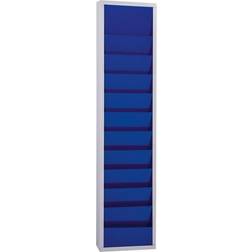 Zarges Werkstattplaner H1278xB315xT74 mm Ultramarinblau 1-reihig
